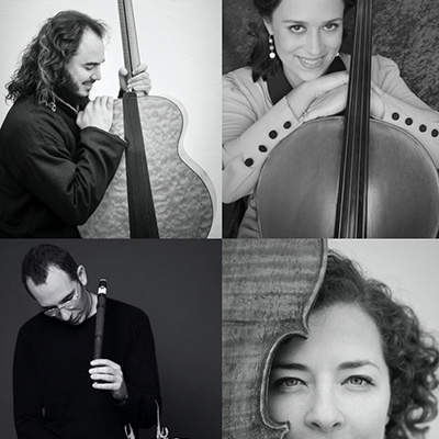 B&C Quartet. Cuarteto de Blanca Altable, Chuchi al cuadrado, Jaime Muñoz (La Musgaña) y Natalie Haas (Alasdair Fraser & Natalie Haas).